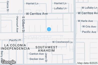 Map image of the property - 9740 Pacific Ave