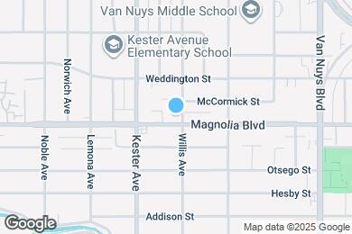 Map image of the property - 14805 Magnolia Blvd