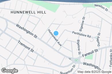 Map image of the property - 45 Hunnewell Ave