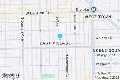 Map image of the property - 1025 N Wood St