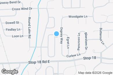 Map image of the property - 1411 Blue Brook Way