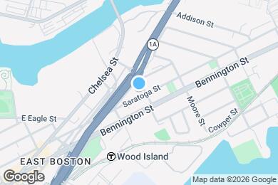 Map image of the property - 656 Saratoga St