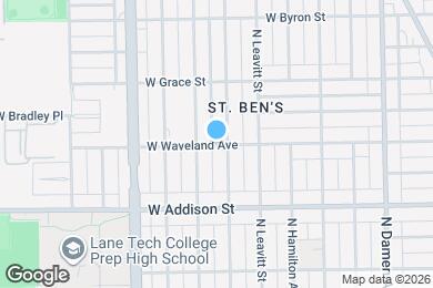 Map image of the property - 2252 W Waveland Ave