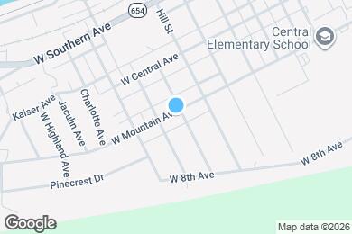 Map image of the property - 1211 W Mountain Ave