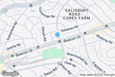 Map image of the property - 1778 Beacon St