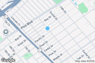 Map image of the property - 1043 Pacific St