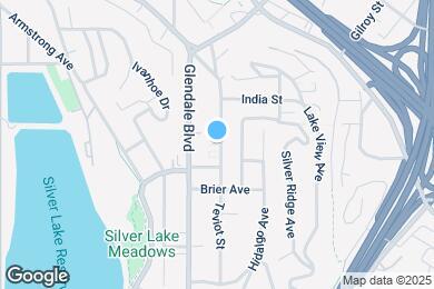 Map image of the property - 2453 Silver Lake Blvd