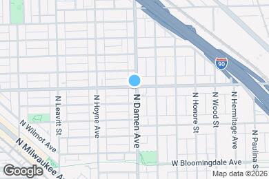 Map image of the property - 1960 N Damen Ave