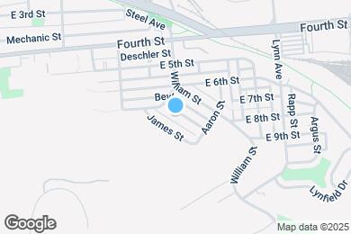 Map image of the property - 1420 Philip St