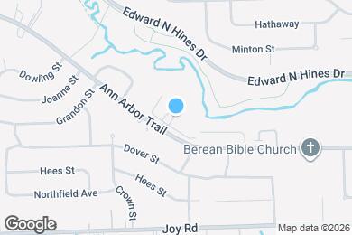 Map image of the property - 35980 Ann Arbor Trail