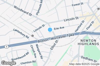 Map image of the property - 28 Woodward St