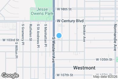 Map image of the property - 1757 W 103rd St