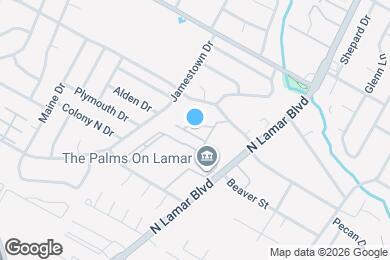 Map image of the property - Chateau Avalon of Austin