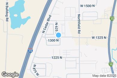 Map image of the property - 612 W 1300 N