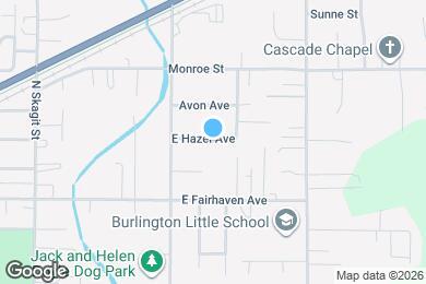 Map image of the property - 1602 E Hazel Ave