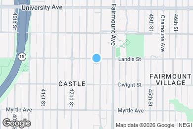 Map image of the property - 3684 43rd St