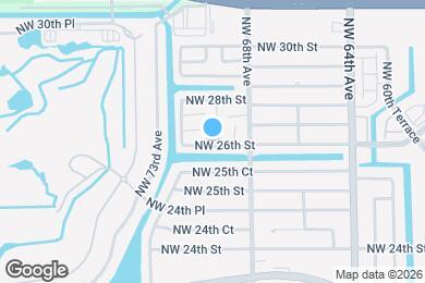 Map image of the property - 2601 NW 68th Way