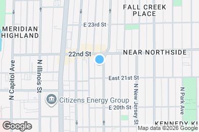 Map image of the property - 2130 N Delaware St