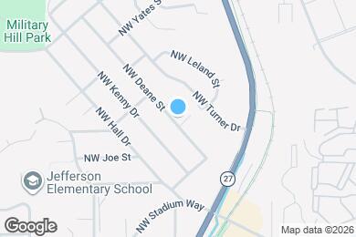 Map image of the property - 1420 NW Deane St