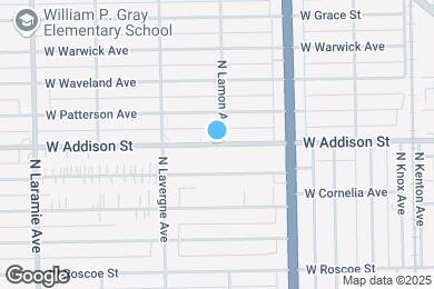 Map image of the property - 4828 W Addison St