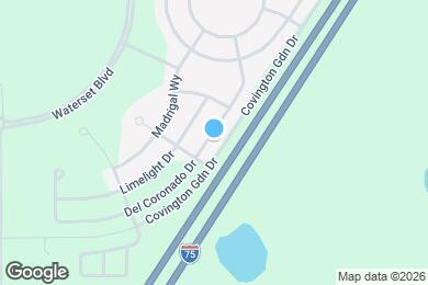 Map image of the property - 5613 De Coronado Dr