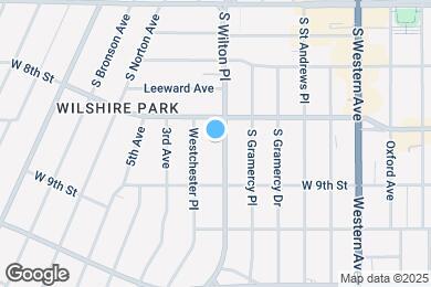 Map image of the property - 827 S Wilton Pl