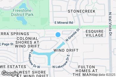Map image of the property - 1308 E Artesian Way