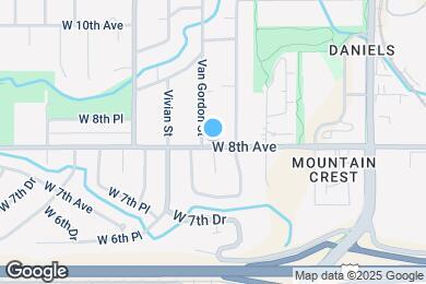 Map image of the property - 12175 W 8th Ave
