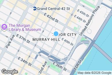 Map image of the property - 250 EAST 40 STREET