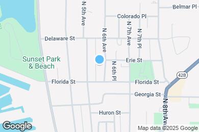 Map image of the property - 735 N 6th Ave