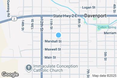 Map image of the property - 708 10th St