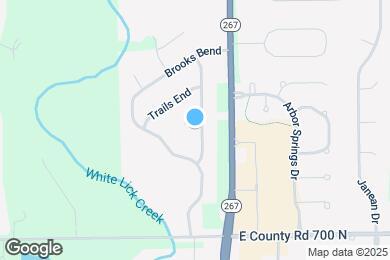 Map image of the property - 1580 Winding Creek Trail