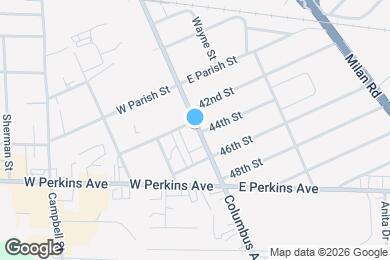 Map image of the property - 2305 Columbus Ave
