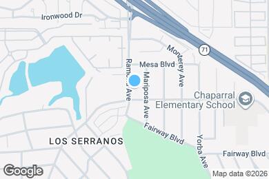 Map image of the property - 15269 Ramona Ave