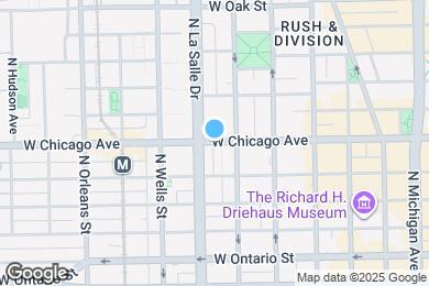 Map image of the property - 119 W Chicago Ave