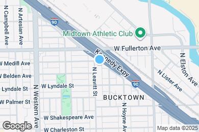 Map image of the property - 2341 N Leavitt St