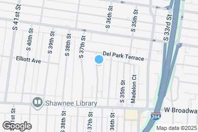 Map image of the property - 637 Lindell Ave