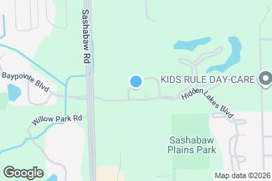 Map image of the property - Hidden Lakes Apartments