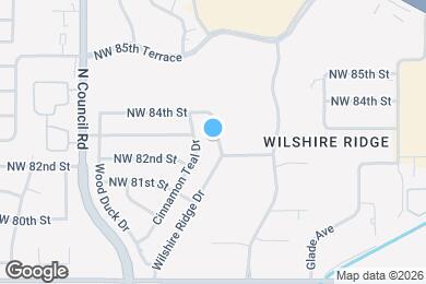 Map image of the property - 8309 Wilshire Ridge Dr