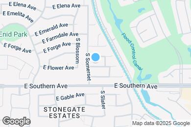 Map image of the property - 5636 E Flower Ave