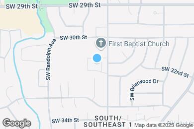 Map image of the property - 3101 SW Macvicar Ave