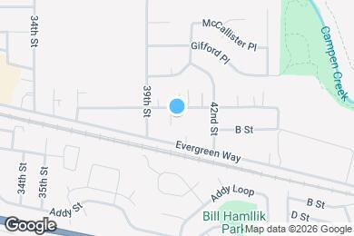 Map image of the property - 260 40th Ct