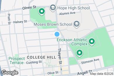 Map image of the property - 370 Thayer St