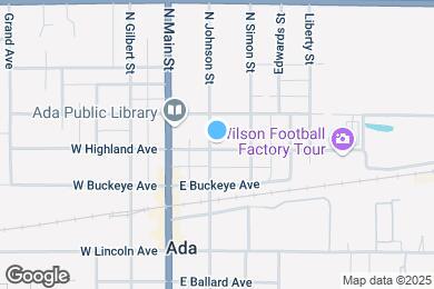Map image of the property - 306 N Johnson