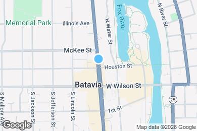 Map image of the property - 113 N Batavia Ave