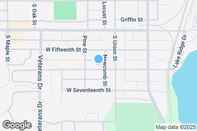 Map image of the property - 214 W Sixteenth St
