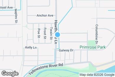 Map image of the property - 1229 Hawthorne Ln