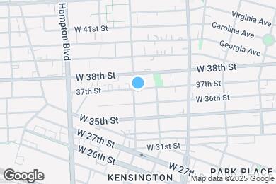 Map image of the property - 871 W 37th St