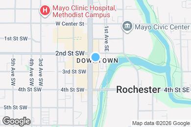 Map image of the property - 220 Broadway Ave S