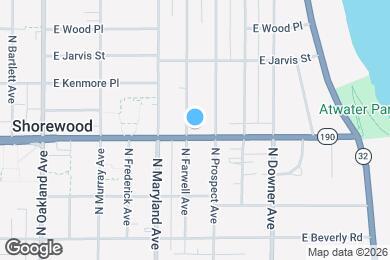 Map image of the property - 4002 N Farwell Ave